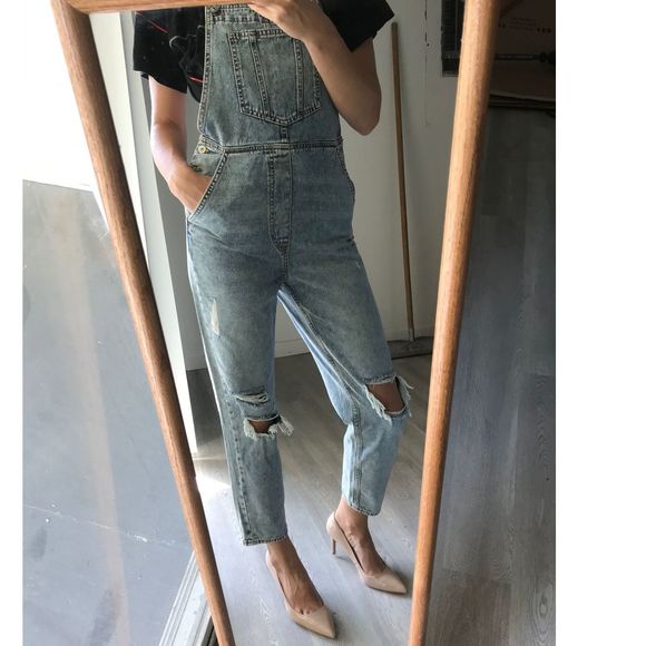 H&M Pants - Denim Jumpsuit  Playsuit Unitard H&M US 2 US 4
